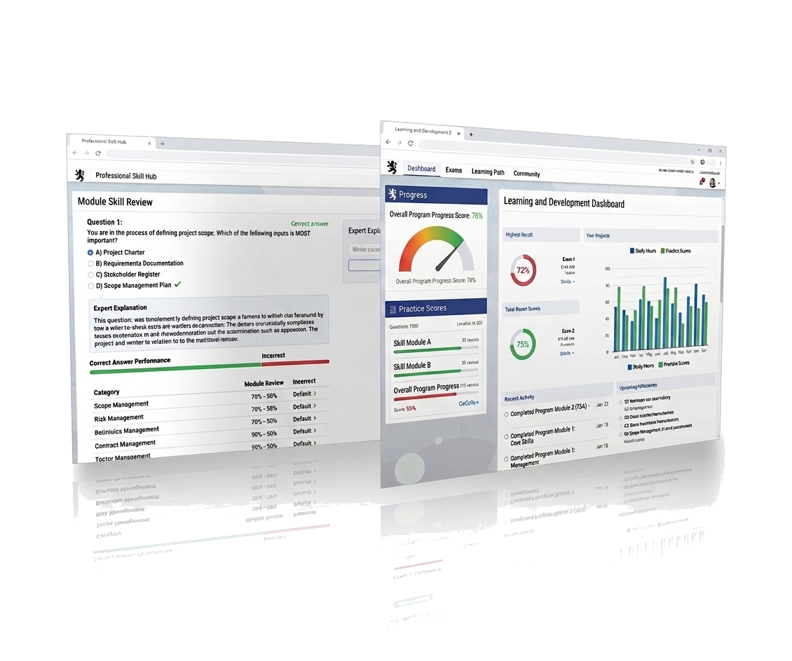 Czech Citizen Exam progress dashboard preview